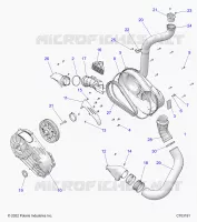 SYSTÃˆME DE TRANSMISSION, CLUTCH COVER AND DUCTING