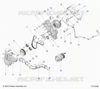 ENGINE, ALTERNATEUR