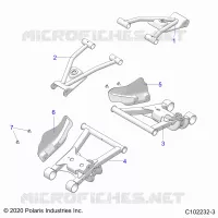 SUSPENSION ARRIERE CONTROL ARMS