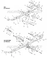 FIXATION RAIL (SUSPENSION) 500 0972764,  EUROPEAN 500 E972764, 500 SKS 0972 (4938393839C002)