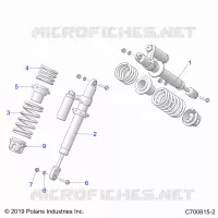 SUSPENSION, AMORTISSEUR AVANT MOUNTING