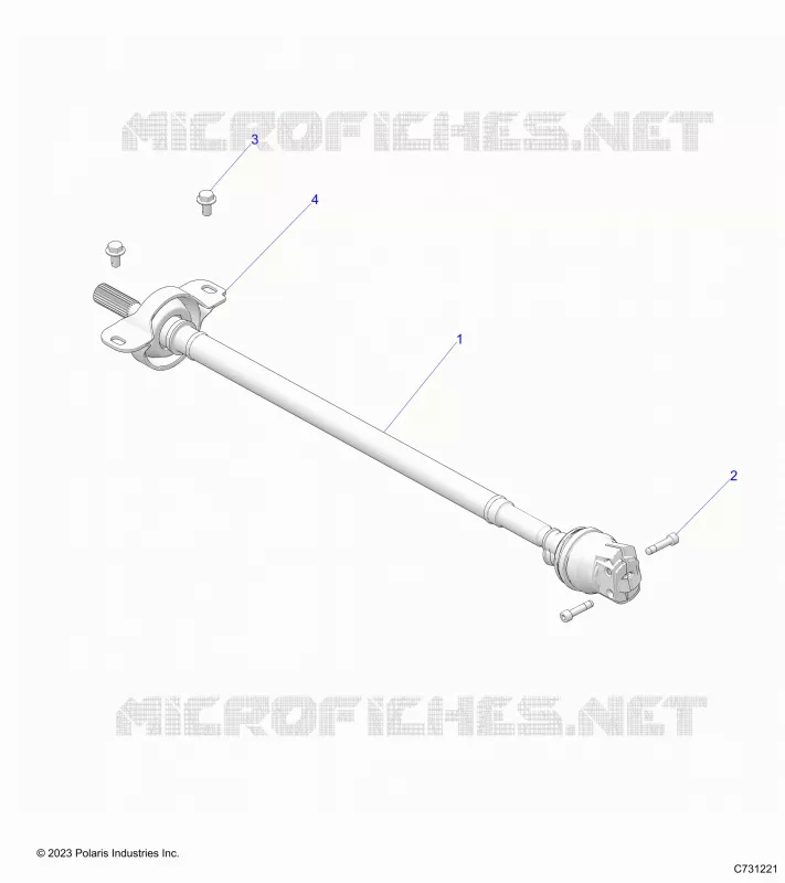 SYSTÃˆME DE TRANSMISSION, FRONT PROP SHAFT
