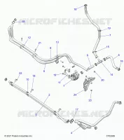 REFROIDISSEMENT ROUTING MANIFOLD