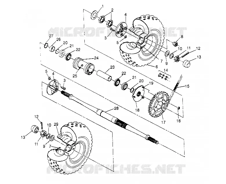 PONT ARRIERE Sport 400L W948540 (4927232723C001)