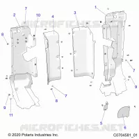 CARROSSERIE ARRIERE CLOSEOFF, SIDE PANELS