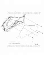 CARENAGE LATERAL DROIT 1 UP