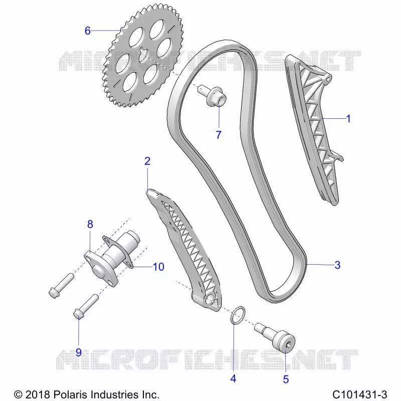CHAINE DE DISTRIBUTION AND TENSIONER