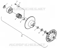 EMBRAYAGE DE TRANSMISSION LITE GT 0973133 AND EUROPEAN LITE GT E973133 (4938253825B012)