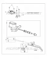 FREIN AVANT BRAKE LEVER AND MASTER CYLINDER