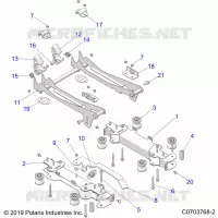 SIEGE MOUNTING, DRIVER