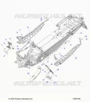 CHASSIS, PROTECTION D'EMBRAYAGE, FOOTRESTS, AND RUNNINGBOARDS