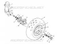 ROUE AVANT Trail Boss W948527 (4926822682B001)