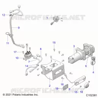 CHASSIS, TREUIL