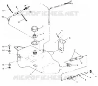 RESERVOIR D'HUILE SL 650 STD B954358 (4932923292A012)