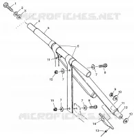 BRAS DE SUSPENSION AVANT 500 EFI 0973774 (4938423842B011)