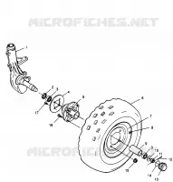 ROUE AVANT Magnum 2X4 W967544 (4936033603B003)