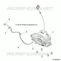 DRIVE TRAIN, FRONT SUPPORT PONT