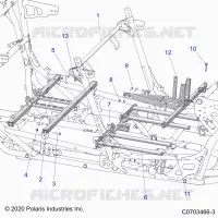 CHASSIS, SEAT AND CENTER FIXATION CONSOLE