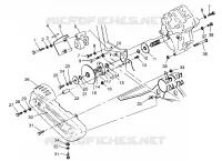 PONT/FREIN AND COUVERCLE DE CHAINEE MOUNTING 6X6 400L, U.S. W 958740, SWEDISH S9 (4930273027C013)