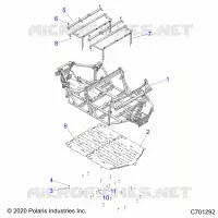 CHASSIS, MAIN FRAME AND SKID PLATES