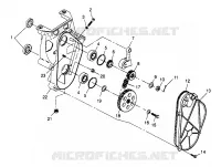 CARTER DE CHAINEE 500 0972764, EUROPEAN 500 E972764, 500 SKS 0972564, EUROPEAN 500 (4938393839B010)