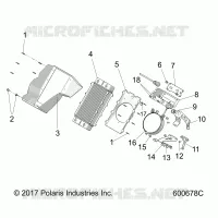 ENGINE, SYSTÃˆME DE REFROIDISSEMENT, RADIATOR/SHROUD