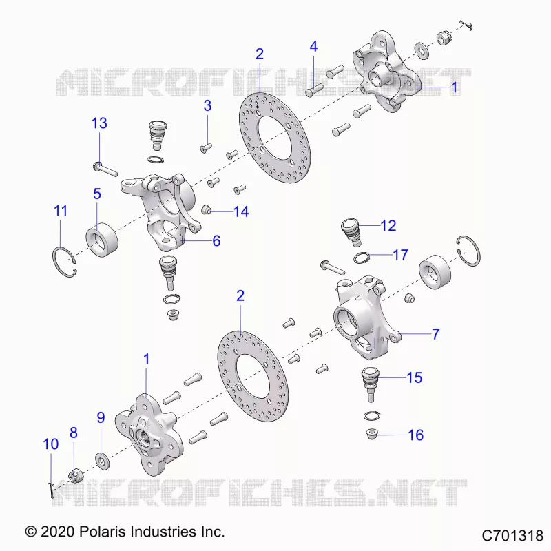 SUSPENSION AVANT HUB