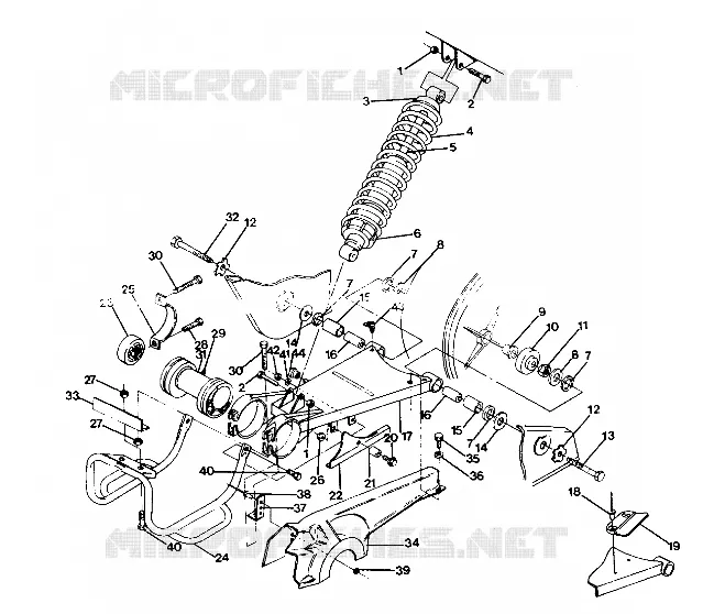 BRAS OSCILLANT WLDMT (MIDDLE) BIG BOSS 4X6 UPDATED 2-91 (4919801980026A)