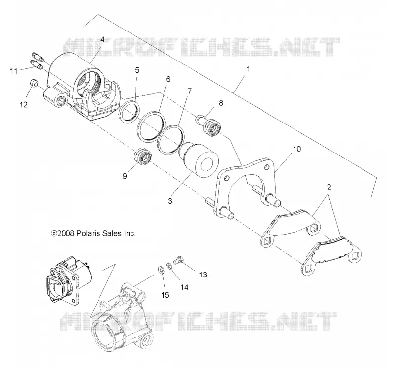 BRAKES, ETRIER DE FREIN ARRIERE