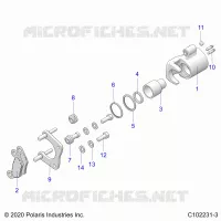 BRAKES, BRAKE ETRIER DE FREIN ARRIERE