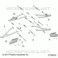 SUSPENSION AVANT CONTROL ARMS