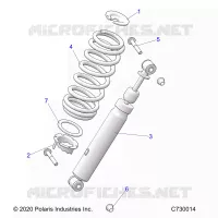 SUSPENSION, AMORTISSEUR AVANT MOUNTING