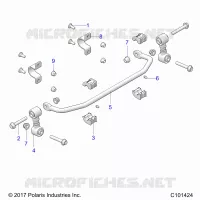 SUSPENSION, BARRE STABILISATRICE, FRONT