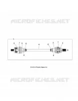 SYSTÈME DE TRANSMISSION, FRONT HALF SHAFT