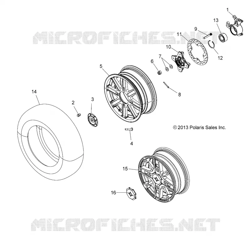 ROUES, FRONT and HUB