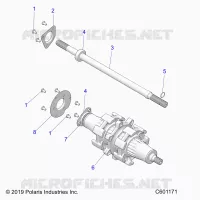 DRIVE TRAIN, JACKSHAFT AND ARBRE DE TRANSMISSION