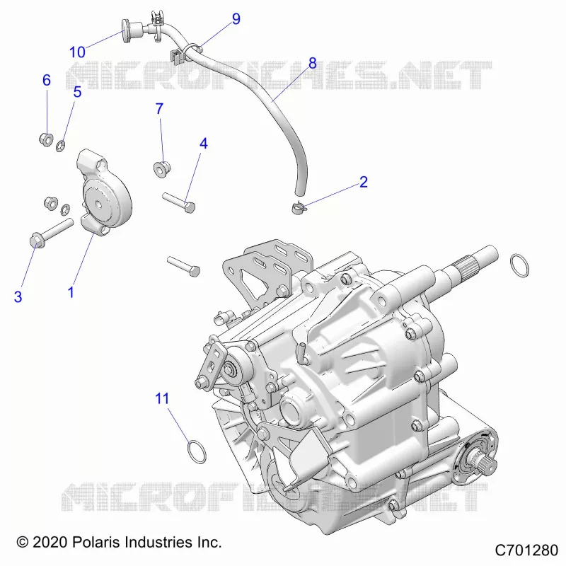 SYSTÃˆME DE TRANSMISSION, MAIN GEARCASE MOUNTING