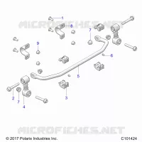 SUSPENSION, BARRE STABILISATRICE, FRONT