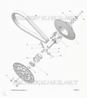 SYSTÃˆME DE TRANSMISSION, SECONDARY CLUTCH