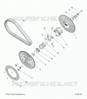 SYSTÃˆME DE TRANSMISSION, SECONDARY CLUTCH