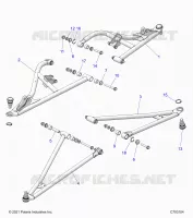 SUSPENSION AVANT CONTROL ARMS