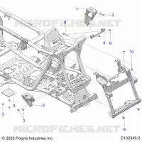 CHASSIS, FRONT CAB SUPPORTS