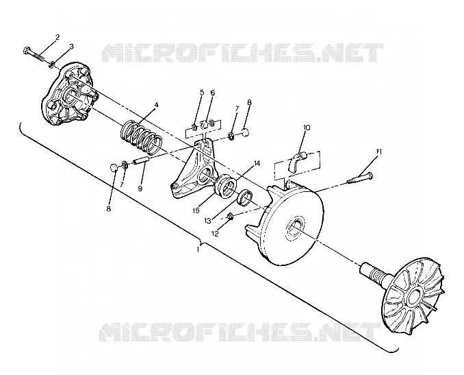 EMBRAYAGE DE TRANSMISSION ASSEMBLY (4916351635028A)