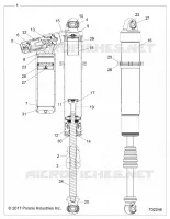 SUSPENSION AVANT SHOCK INTERNALS