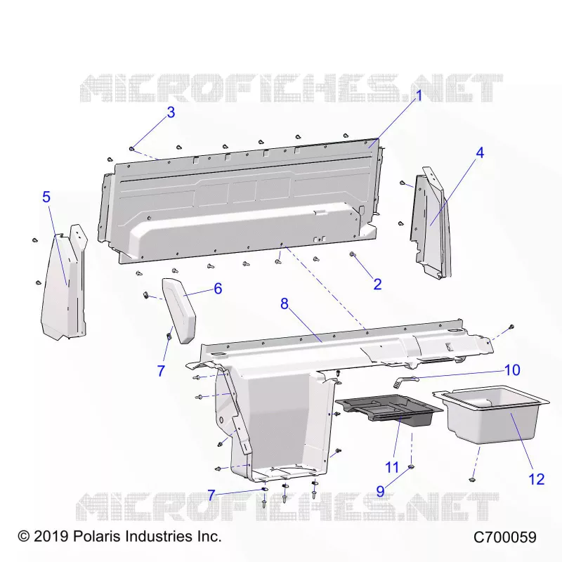 CARROSSERIE ARRIERE CLOSEOFF, AND FENDERS