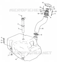 CARBURANT TANK HURRICANE B964466 and Intl. HURRICANE I964466 (4935733573A009)