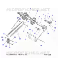 SUSPENSION, BRAS DE SUSPENSION ARRIERE