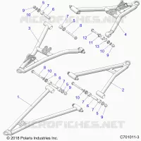 SUSPENSION AVANT CONTROL ARMS