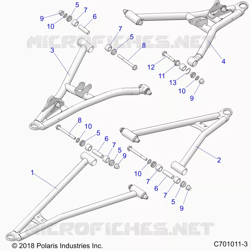 SUSPENSION AVANT CONTROL ARMS