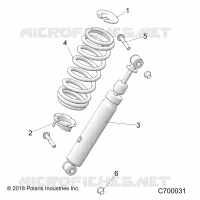 SUSPENSION AVANT SHOCK MOUNTING